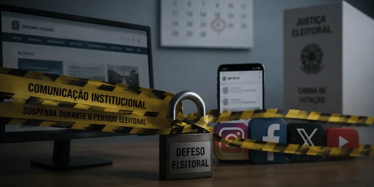 Defeso eleitoral restringe comunicação institucional em sites e redes sociais de órgãos públicos durante as eleições 2026.