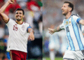 Espanha x Argentina na final da Copa do Mundo 2026 com jogadores das duas seleções em destaque.