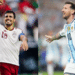Espanha x Argentina na final da Copa do Mundo 2026 com jogadores das duas seleções em destaque.