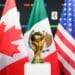 Troféu da Copa do Mundo 2026, em disputa na final entre Espanha e Argentina neste domingo, às 16h, no MetLife Stadium.