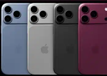 Possíveis modelos do iPhone 18 em diferentes cores, representando as previsões de lançamento e novidades da próxima geração.