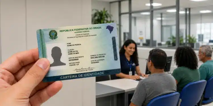 Nova Carteira de Identidade em destaque durante mutirão gratuito de emissão neste sábado (25)