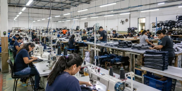 Trabalhadores em ambiente industrial representando a avaliação da PEC sobre o fim da escala 6x1 no Senado.