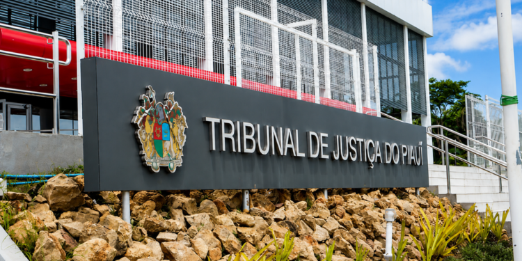 Fachada do Tribunal de Justiça do Piauí ilustra previsão de novo concurso em 2027.