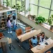 Estudantes em biblioteca universitária representando o processo de mudança de faculdade para universidade conforme critérios do MEC.