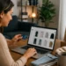 Mulher faz compras de roupas pela internet com cartão de crédito, em referência ao possível fim da taxa das blusinhas.