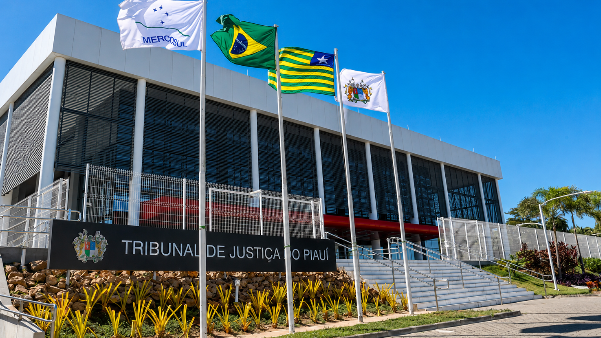 Fachada do Tribunal de Justiça do Piauí, que tem previsão de novo concurso em 2027.