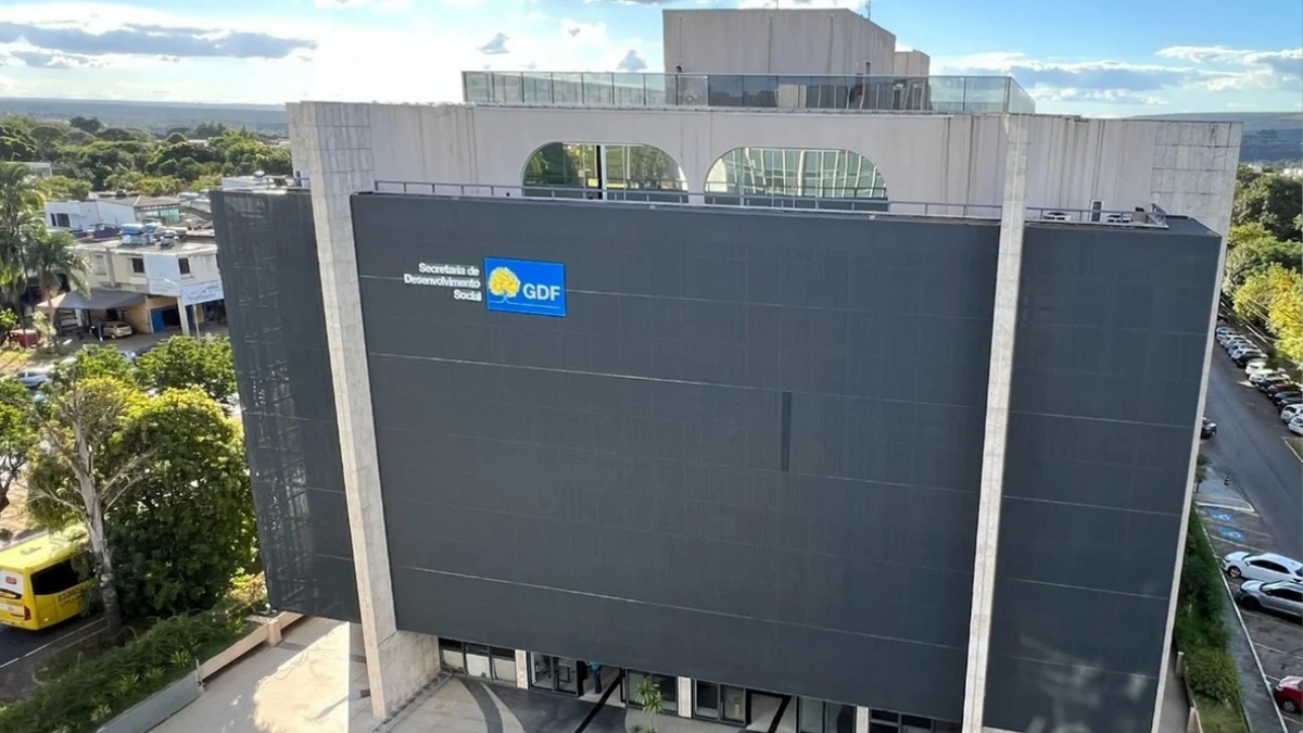 Prédio da Secretaria de Desenvolvimento Social do Distrito Federal representa o concurso Sedes DF.