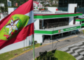 Centro Administrativo de Santa Catarina representando o concurso da Sefaz SC para Auditor Estadual de Finanças Públicas.