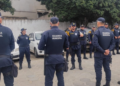Guardas municipais reunidos durante treinamento ou atividade operacional em Salvador.