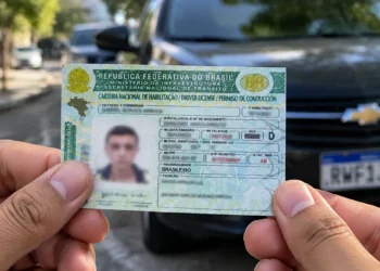 CNH física segurada por motorista representa o novo prazo para renovação após vencimento entre junho e dezembro.